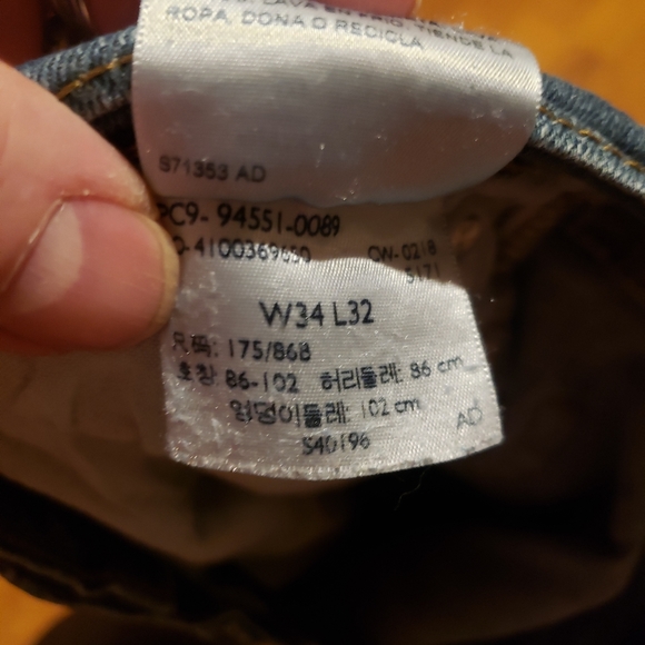 Levi's Signature S67 Athletic Style Jeans Men's Size 34 x 32 - Picture 3 of 7